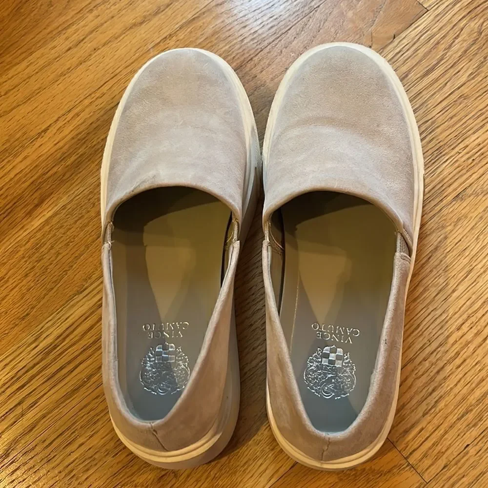 Vince Camuto Abbinna Slip On Wedge Platform Loafer Sneaker-Size 6.5M